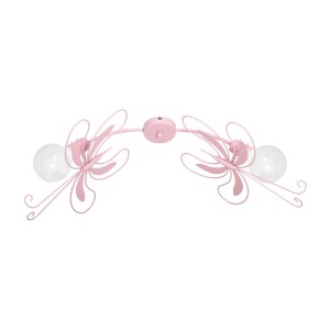 Lampa sufitowa PAŹ PINK 2xE27 | MLP5354 Milagro