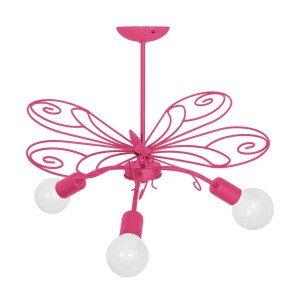 Żyrandol MOTYL 2 DARK PINK 3xE27 | MLP5330 Milagro