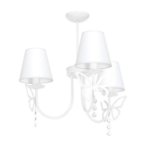 Żyrandol CHARLOTTE WHITE 3xE14 | MLP4977 Milagro