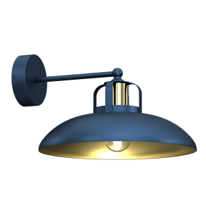 Kinkiet FELIX NAVY BLUE/GOLD 1xE27 | MLP7712 Milagro