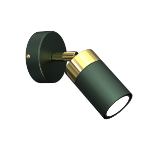 Kinkiet JOKER GREEN/GOLD 1xGU10 | MLP7717 Milagro