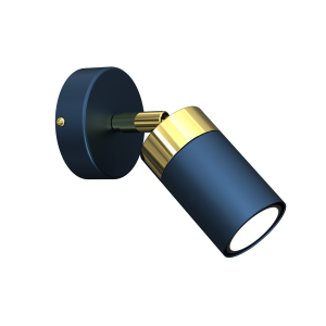 Kinkiet JOKER NAVY BLUE/GOLD 1xGU10 | MLP7722 Milagro
