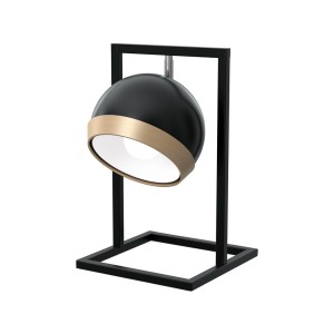 Lampka stołowa OVAL BLACK 1xE27 | MLP5474 Milagro