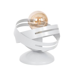 Lampa stołowa CORONA WHITE 1xE27 | MLP4781 Milagro