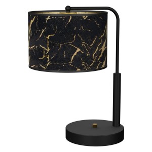 Lampka stołowa SENSO Black/Gold 1xE27 | MLP7299 Milagro