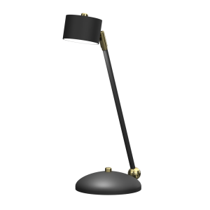 Lampka biurkowa ARENA BLACK/GOLD 1xGX53 | MLP7764 Milagro