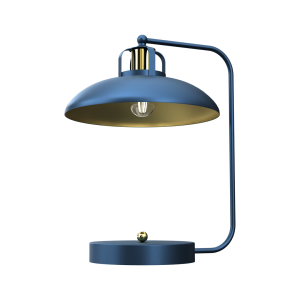 Lampka biurkowa FELIX NAVY BLUE/GOLD 1xE27 | MLP7716 Milagro