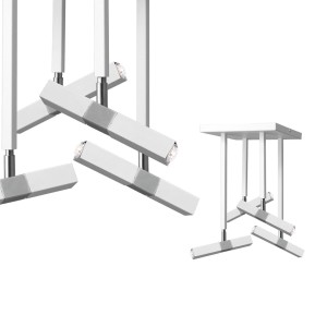 Lampa sufitowa CASTRO WHITE / CHROME 4xG9 | MLP65600 Milagro