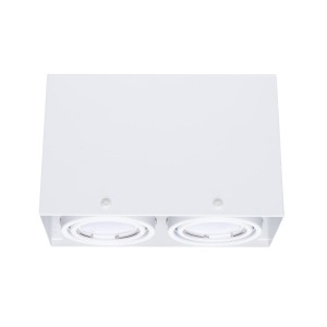 LAMPA SUFITOWA BLOCCO BIAŁA 2x7W GU10 LED | ML478 Milagro