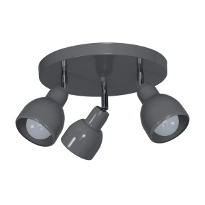 Lampa sufitowa PIK GRAPHITE 3xE27 | MLP9677 Milagro