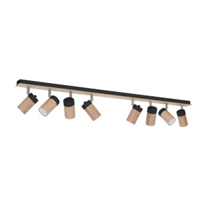 Lampa sufitowa BARON BLACK 8xGU10 | MLP9018 Milagro