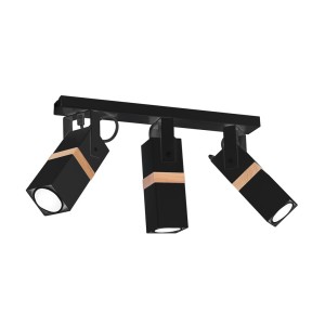 Lampa sufitowa VIDAR BLACK 3xGU10 | MLP5402 Milagro