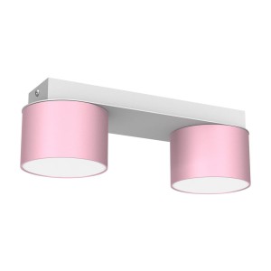 Lampa sufitowa DIXIE Pink/White  2xGX53 | MLP7554 Milagro