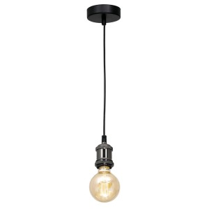Lampa wisząca EDISON CZARNY 1xE27 | MLP6515 Milagro