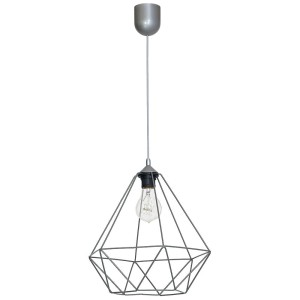 Lampa wisząca BASKET GRAY 1xE27 | MLP7216 Milagro