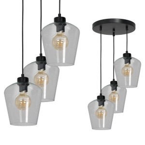 Lampa wisząca SANTIAGO CLEAR 3xE27 | MLP6611 Milagro