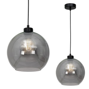 Lampa wisząca SOFIA SMOKED 1xE27 | MLP6577 Milagro