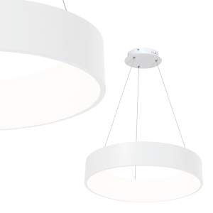 Lampa wisząca OHIO WHITE 24W LED | ML6357 Milagro