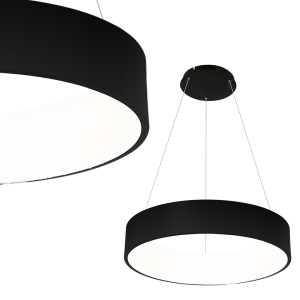 Lampa wisząca OHIO BLACK 24W LED | ML6358 Milagro