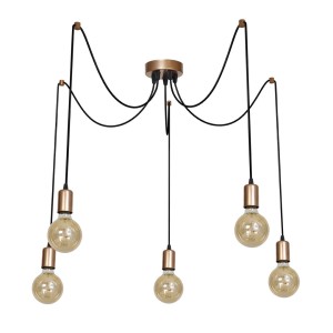 Lampa Wisząca ARACHNE 5xE27 | MLP602 Milagro