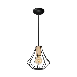 Lampa wisząca WILL BLACK 1XE27 | MLP4188 Milagro