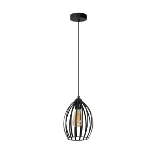 Lampa Wisząca RUSSEL BLACK 1xE27 | MLP4731 Milagro