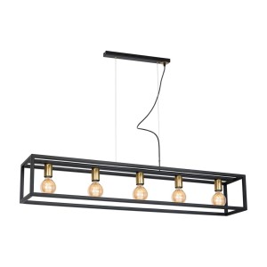 Lampa wisząca CAGE 5xE27 | MLP4773 Milagro