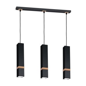 Lampa wisząca VIDAR BLACK 3xGU10 | MLP5404 Milagro