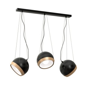 Lampa wisząca OVAL BLACK 3xE27 | MLP5472 Milagro