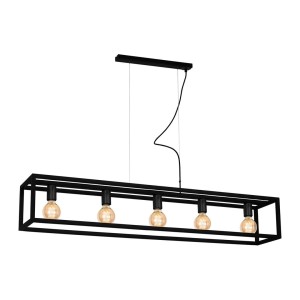 Lampa wisząca CAGE BLACK 5xE27 | MLP5560 Milagro