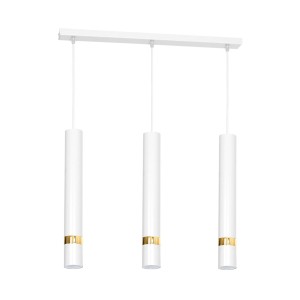 Lampa wisząca JOKER WHITE/GOLD 3xGU10 | MLP6082 Milagro