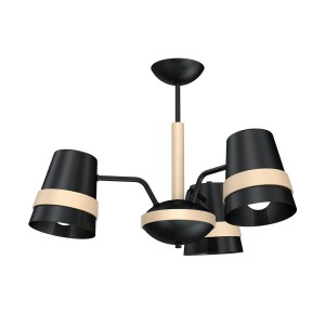 Żyrandol VENEZIA BLACK 3xE27 | MLP5458 Milagro