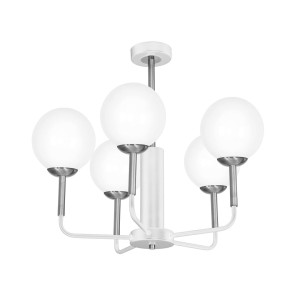 Żyrandol GENEVA WHITE 5xE14 | MLP5674 Milagro