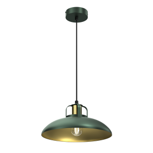 Lampa wisząca FELIX GREEN/GOLD 1xE27 | MLP7709 Milagro
