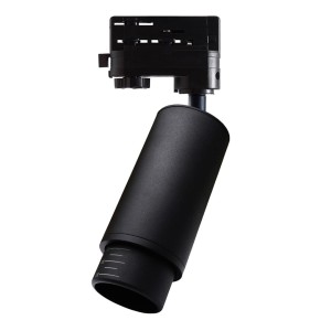Reflektor MICA BLACK ZOOM track light 1xGU10 - 3 fazowy | ML7371 Milagro
