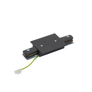 System szynowy 1 obwodowy zasilanie środkowe\xa0wpuszczane PROFILE REC PWR STRAIGHT CONNECTOR BLK 10228 Nowodvorski