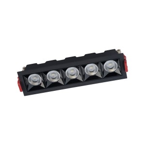Lampa sufitowa podtynkowa punktowa MIDI LED BLACK 20W 4000K RECESSED 10065 Nowodvorski