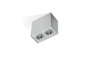 Lampa wewnętrzna / natynkowa ELOY 2 aluminium AZ1352 Azzardo