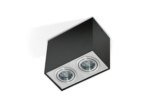 Lampa wewnętrzna / natynkowa ELOY 2 czarny / aluminium AZ1355 Azzardo