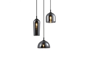 Lampa wisząca BLANCA 3 Dymione szkło AZ3336 Azzardo