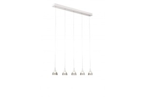 Lampa wisząca DALMATIA 5 biała AZ2848 Azzardo