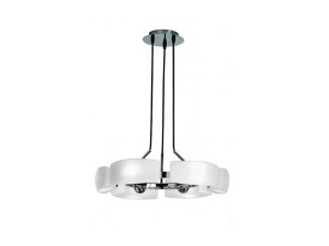 Lampa wisząca FIONA 6 biały / chrom AZ0123 Azzardo