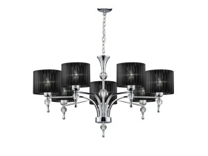Lampa wisząca IMPRESS 7 czarna AZ0500 Azzardo