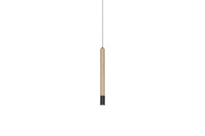 Lampa wisząca IZOLDA 1 drewno / czarny AZ3339 Azzardo