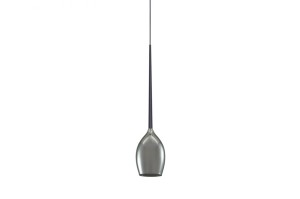 Lampa wisząca IZZA 1 dymione szkło AZ2936 Azzardo