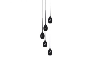 Lampa wisząca IZZA 5 czarny AZ0312 Azzardo