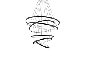 LAMPA WISZĄCA WHEEL 6 LONG DIMM BLACK AZ2923 Azzardo
