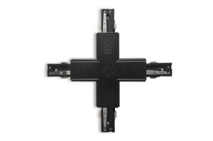 Złącze X Szynanatynkowy  TRACK 3LINE X CONNECTOR BK AZ4280 AZzardo