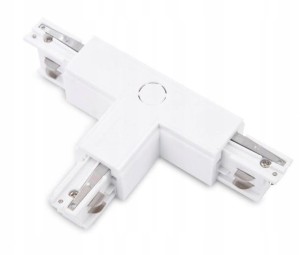 Złącze T prawe Szynanatynkowy  TRACK 3LINE T CONNECTOR RIGHT WH AZ4277 AZzardo