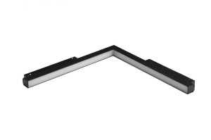 Lampa / Reflektor SAGA TRACK MAGNETIC CORNER B 24W MILKY120 4000K BK AZ4619 AZzardo